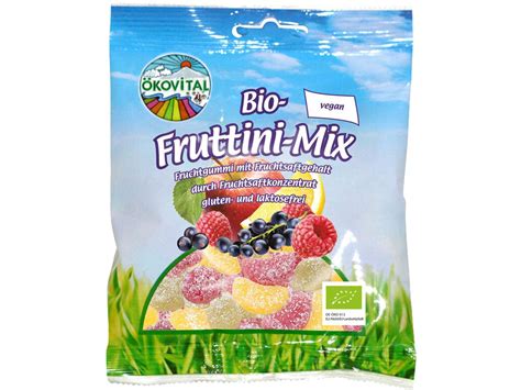 Kovital Vegane Bio Fruchtgummi Fruttini Mix Ko Fair Einkaufen