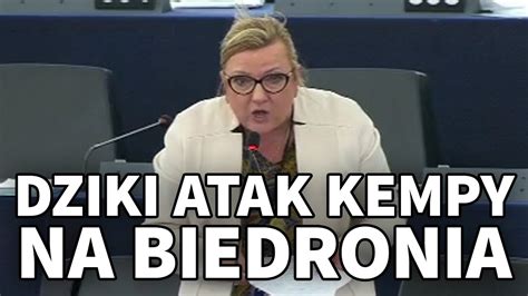 Atak Kempy Na Biedronia W Parlamencie Europejskim Youtube