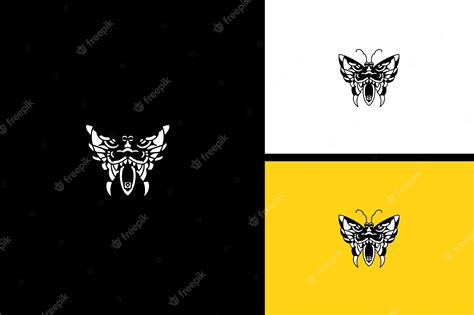 Premium Vector Butterfly Vector Illustration Black And White