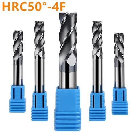 End Mills Hrc50 1mm 2mm 3mm 4mm 5mm 6mm 8mm 10mm 12mm High Quality