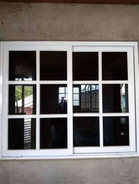 French Type Aluminum Sliding Window With Reflective Or Ordinary Glass