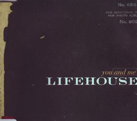 You And Me By Lifehouse Single Soft Rock Reviews Ratings Credits