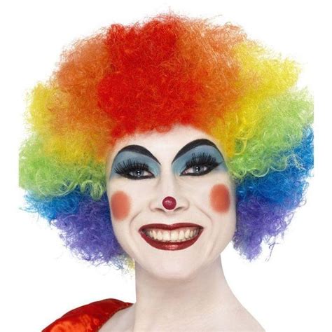 Crazy Clown Wig Adult Rainbow Clown Wig Halloween Wigs Rainbow Wig