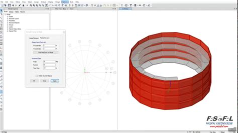 Easy Modelling Of Curved Walls Around Ramps Using Cylindrical Grid