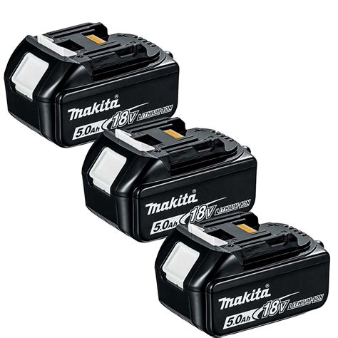 Makita Bl1850b 5 0ah 18v Lxt Li Ion Battery Pack Of 3 Makita Batteries Uk