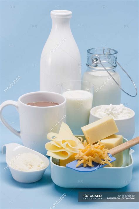 Various dairy products — color, recipe - Stock Photo | #153083680