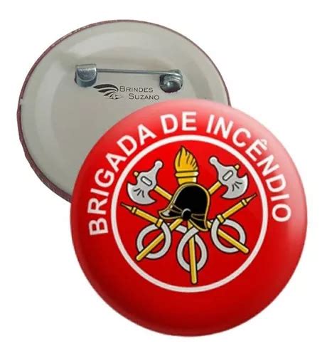 Botons Botton Buttons Broches Brigada De Inc Ndio Mercadolivre