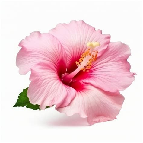 Premium Photo Hibiscus Flower Isolated Illustration AI GenerativexA