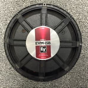 Electro Voice EVM 15B Series II 15 Bass Speaker 3 Reverb