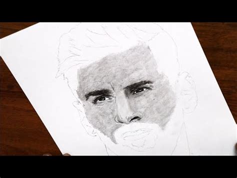 How To Shading A Face Or Skin Lionel Messi Step By Step YouTube