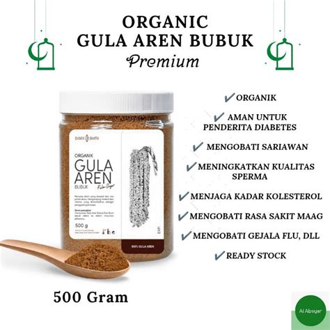 Jual Gula Aren Bubuk Organik Gr Dari Bumi Premium Aman Untuk