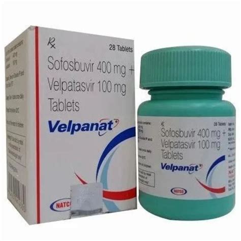 Sofosbuvir 400 Mg Velpatasvir 100mg Tablets Adhira Impex At Rs 20000