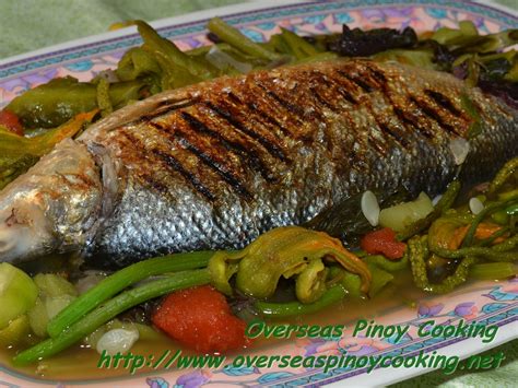 Inihaw Na Bangus With Kamatis