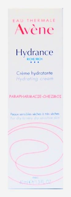 AVENE HYDRANCE RICHE CRÈME HYDRATANTE Parapharmacie Chez moi