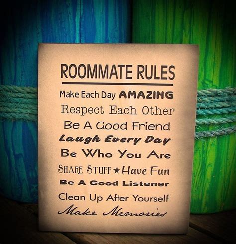 Rules For Roommates Sharing A House