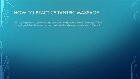 Ppt Mastering The Art Of Tantric Massage Powerpoint Presentation