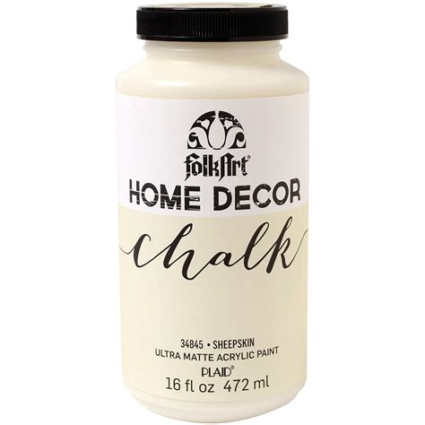 Folkart Home Decor Chalk Paint 16oz Sheepskin Accessories Michaels