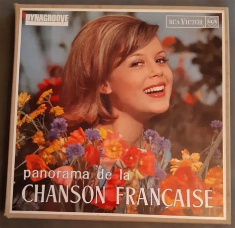 Coffret De Disques Vinyles Panorama De La Chanson Francaise