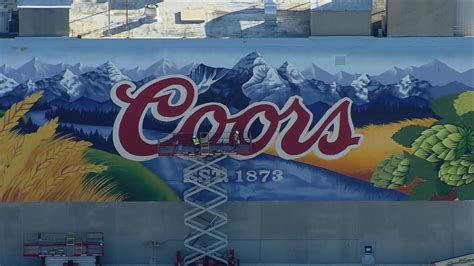 New Mural At Coors Brewery In Golden