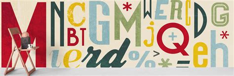 buy typography wall murals   shipping  happywallcom