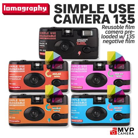 Lomography Simple Use Reloadable Reusable Analogue Negative Film