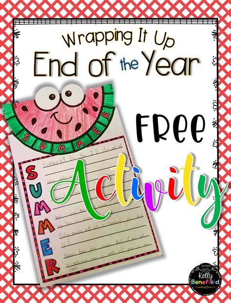 Easy Prep Activities For The End Of The School Year And A Freebie