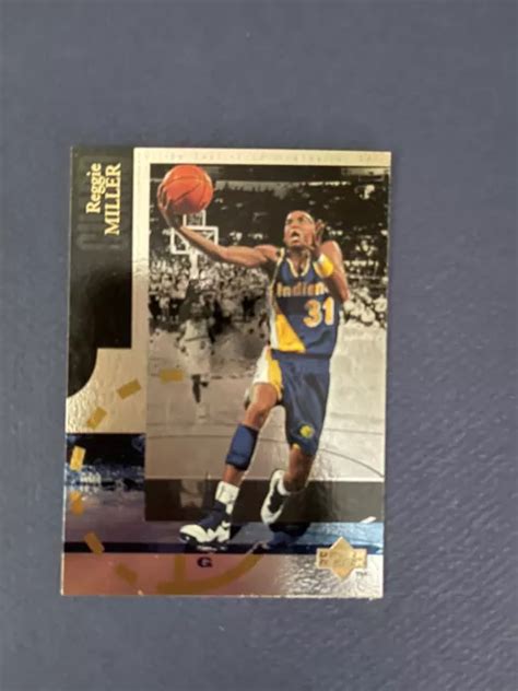 Reggie Miller Upper Deck Dition Sp Ciale Argent Se Indiana