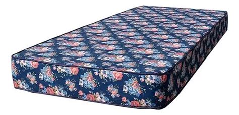 Colchon 1 Plaza Plus Espuma 80 X 185 X 13 Dormire Color Azul Cuotas