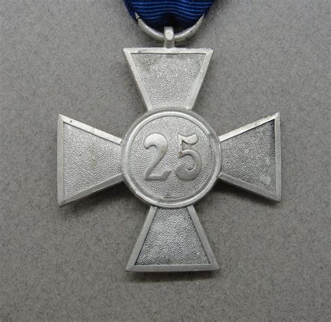 Army 25 Year Long Service Medal Original German Militaria