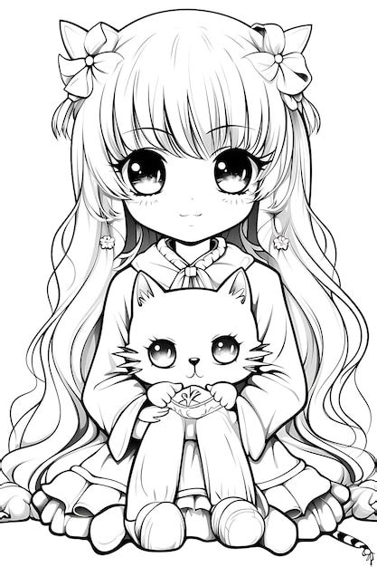 Anime Drawing Coloring Coloring Pages