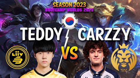 LSB Teddy Vs MAD Carzzy Teddy KAI SA Vs Carzzy EZREAL ADC Patch 13