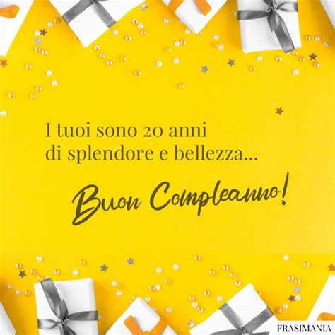 Frasi di Auguri di Buon Compleanno per i 20 Anni le 50 più belle con