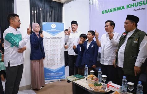 Baznas Ri Luncurkan Gerakan Cinta Disabilitas Di Yayasan Rumah Qur An