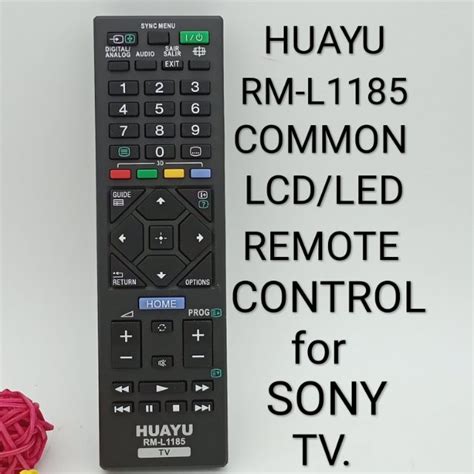 Huayu Rm L Sony Led Lcd Remote Control Shopee Philippines