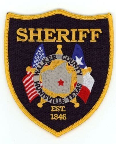 Walker County Sheriff Tx Texas Police Police Patches Badge