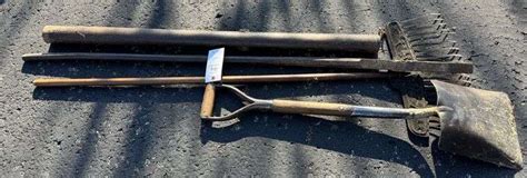 Shovel Rake Pry Bar Post Driver Kessler Auction And Realty Co Inc