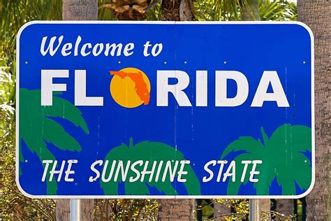 Which States Border Florida? - WorldAtlas