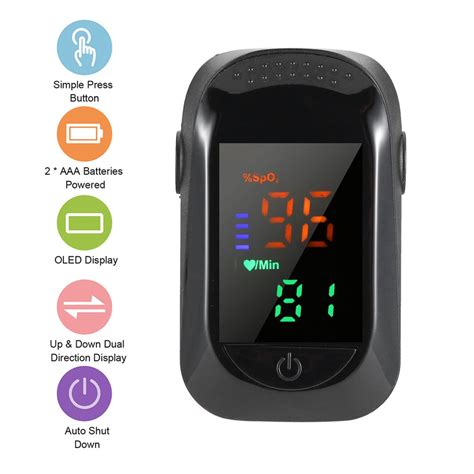 A2 Pulse Oximeters Fingertip Oximeter Blood Pressure Monitor Digital