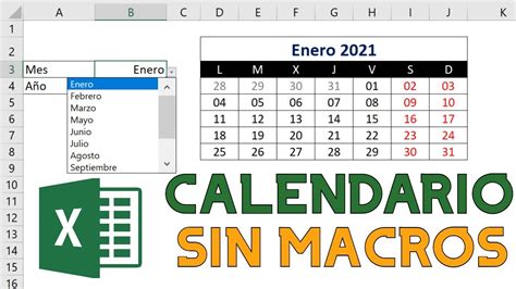 Calendario Dinamico En Excel Template Imagesee