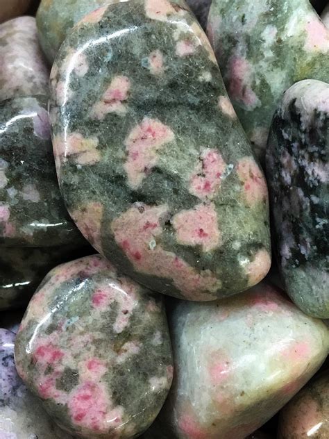 Tumbled Stones Wholesale Thulite Pink Af Tumbled Stones G