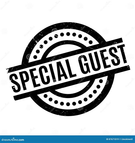 Special Guest Rubber Stamp Stock Vector Illustration Of Client 87671019