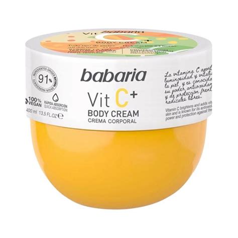 Vitamina C Body Cream Crema Corporal Bararia Ml Natural Skin Care