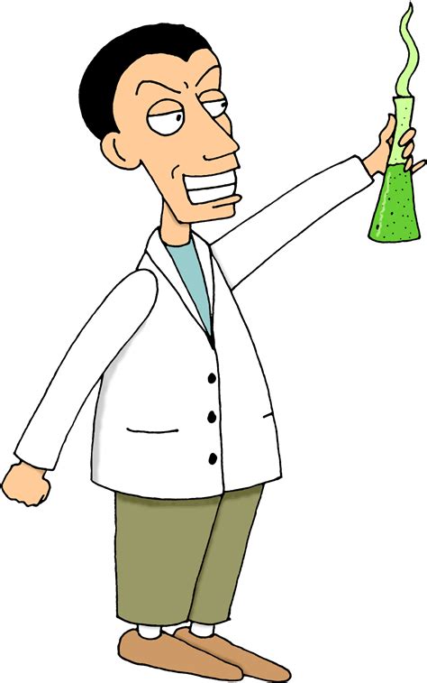 Scientist Line Art Clip Art Library