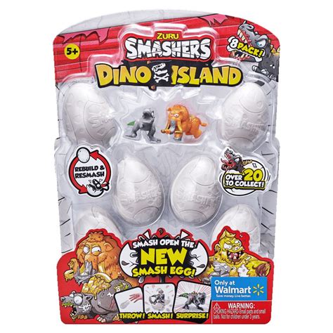 Zuru Smashers Dino Island Smash Eggs Juguete Mexico Ubuy