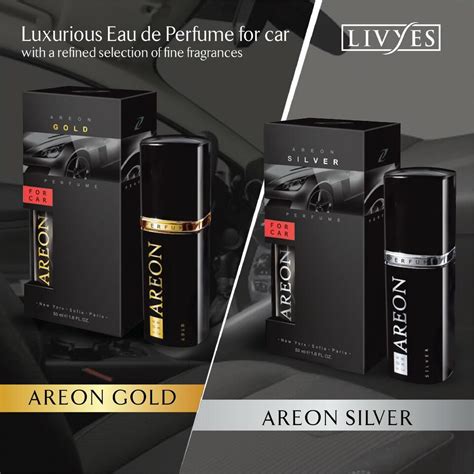 Areon Luxury Car Perfume Long Lasting Air Freshener Top Quality Gold