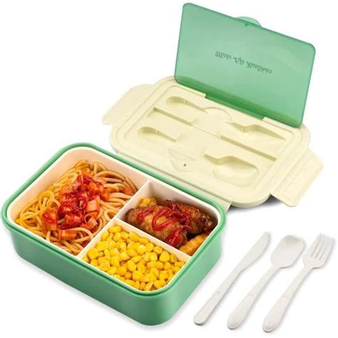 Lunch Box Bo Te D Jeuner En Plastique Pour Enfant Adulte Bo Te