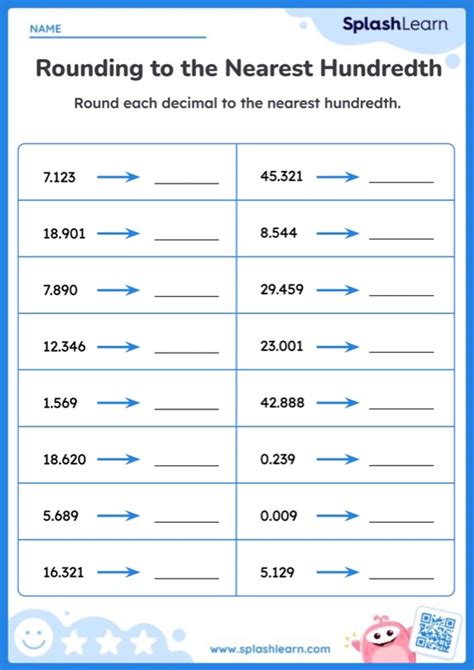 Decimals Worksheets For Th Graders Online Splashlearn Page