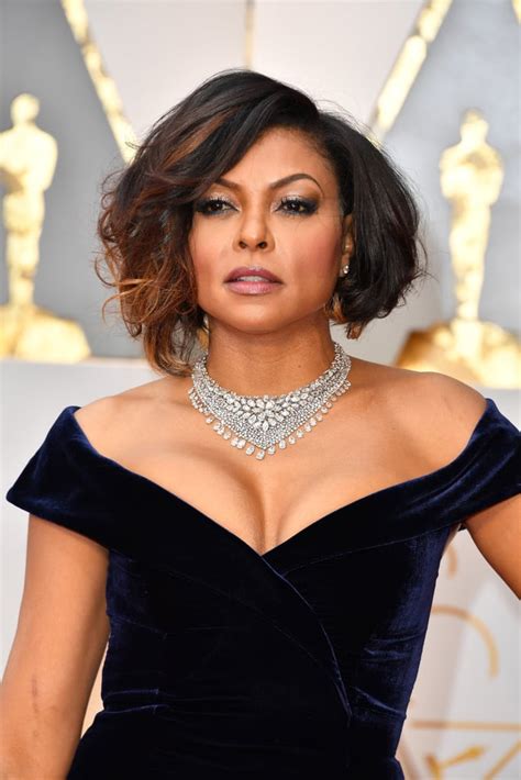 Taraji P Henson S Hair And Makeup At The 2017 Oscars Popsugar Beauty