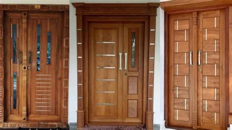 Kerala Home Front Double Door Design Awesome Home