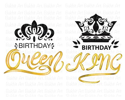 Crown Svg King Svg Birthday Queen Svg Birthday King Svg Crown Png Crown ...